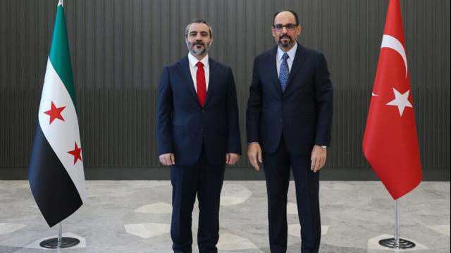 MİT Başkanı Kalın, Suriye Dışişleri Bakanı Şeybani ile görüştü