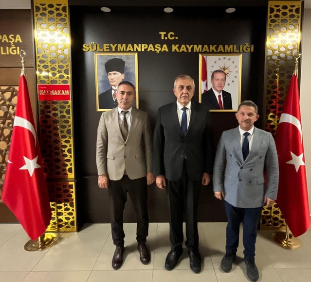 Süleymanpaşa Belediye Başkanı Nallar, Çiftlikönü'ndeki yeni hizmet binasını inceledi