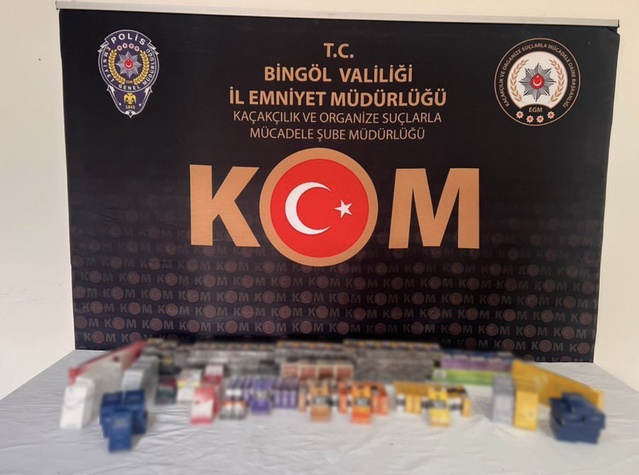 Bingöl'de 250 paket kaçak sigara ele geçirildi, 1 şüpheliye adli işlem yapıldı