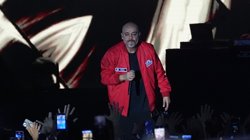 Rapçi Ceza TEKNOFEST Güneydoğu'da konser verdi