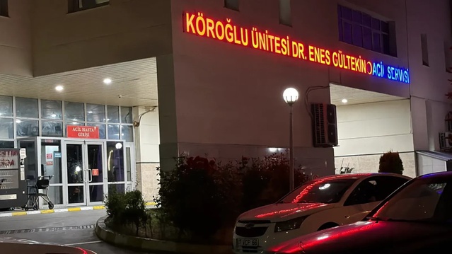 Bolu'da alkollü olduğu öğrenilen şahıs sinir krizi geçirip bıçakla kendini yaraladı