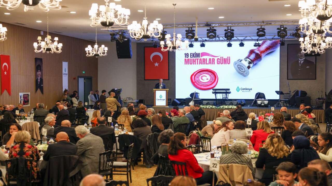 Çankaya'da Muhtarlar günü buluşması