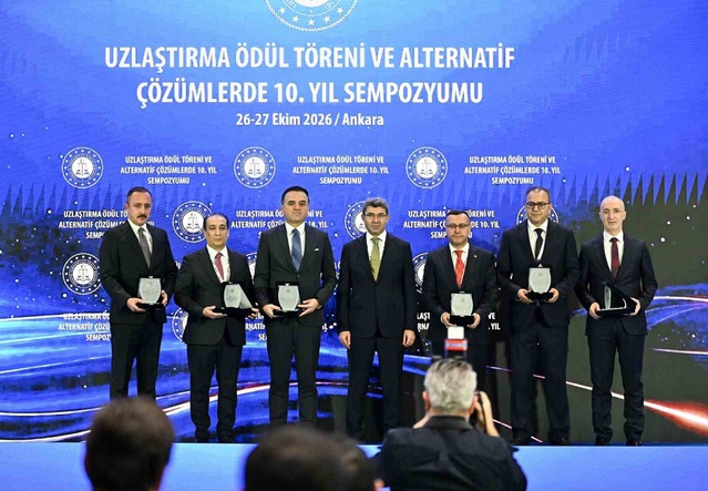 Kayseri Cumhuriyet Başsavcılığının 2025 uzlaştırma ödülü Başsavcı Korkmaz'a verildi