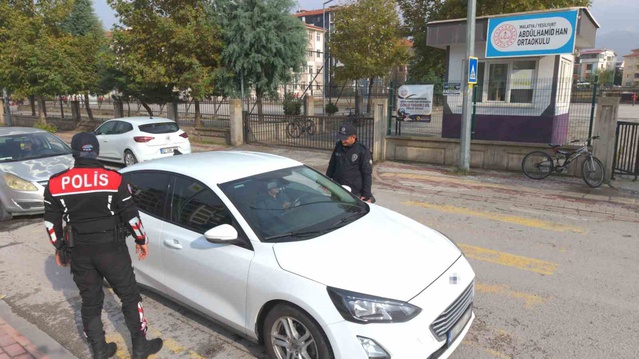 Malatya'da öğrenciler için okul çevrelerinde güvenlik tedbirleri sürdürülüyor