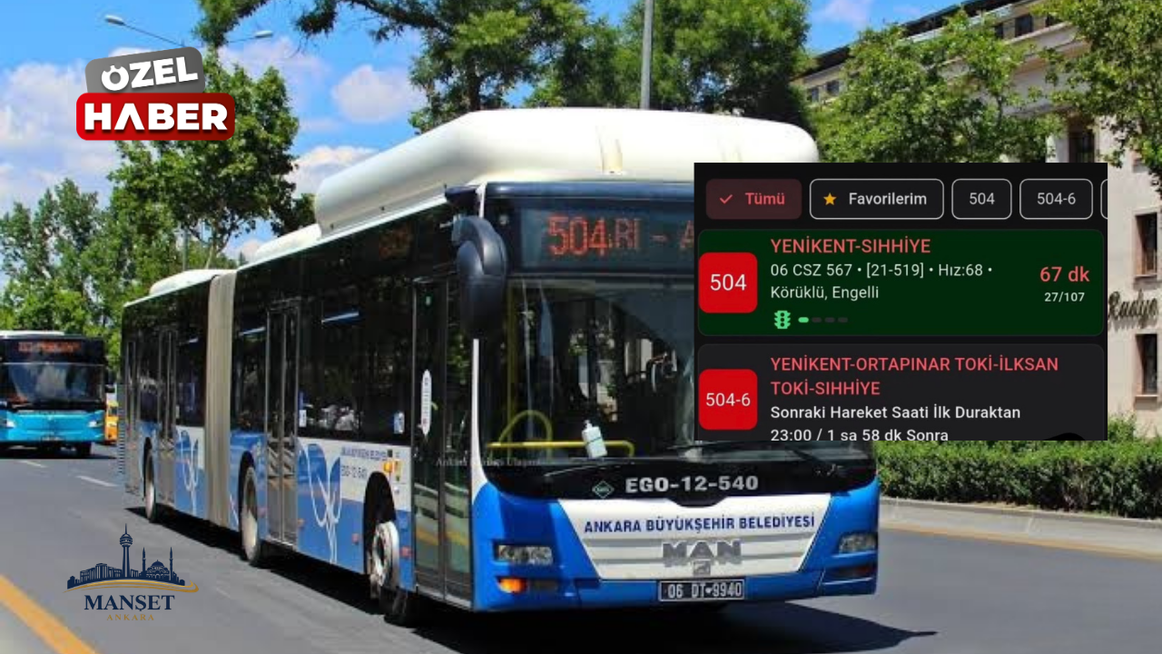 Yenikent’te otobüs tepkisi: Hat bekleme süresi 67 dakikaya ulaştı