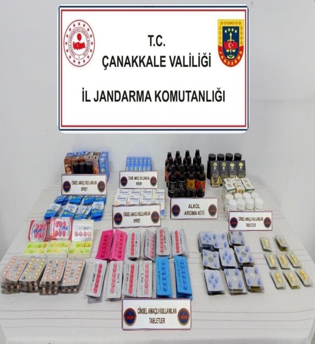 Çanakkale'nin Bayramiç ilçesinde jandarma 730 litre sahte şarap ele geçirdi