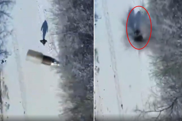 Yanı başında bomba patladı! Hiçbir şey olmamış gibi yürüdü