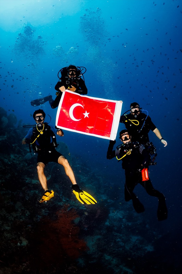 Sualtı Görüntüleme Milli Takımı Bali'de 2 altın, 1 gümüş, 2 bronz madalya kazandı