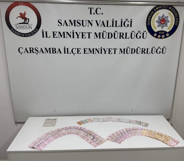 Samsun Çarşamba'da kumar operasyonunda 6 kişiye 69 bin 624 lira ceza kesildi