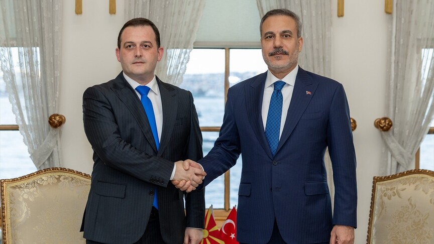 Bakan Fidan, Kuzey Makedonya Devlet Bakanı Zeynula ve Yemen Dışişleri Bakanı Zube'yi İstanbul'da kabul etti