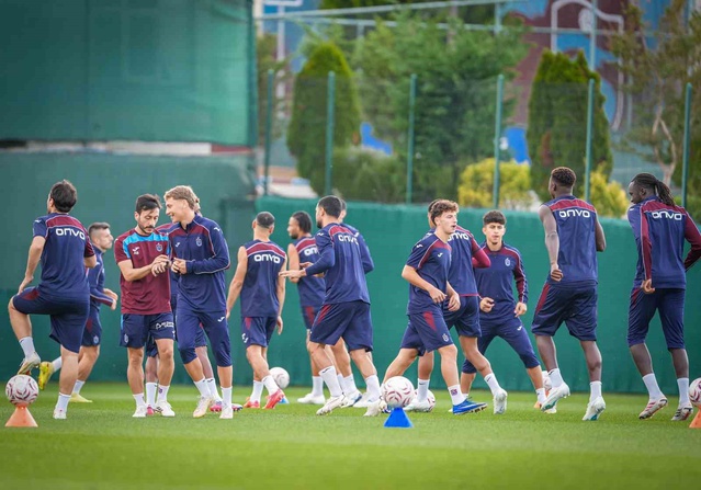 Trabzonspor Beşiktaş maçı hazırlığını tamamladı, cezalı Melih Kabasakal oynayamayacak