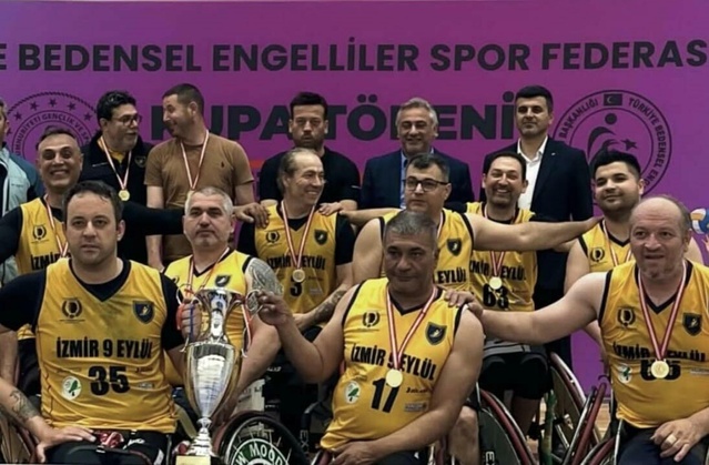 İzmir 9 Eylül tekerlekli basketbol takımı ilk kez Avrupa kupasında mücadele edecek