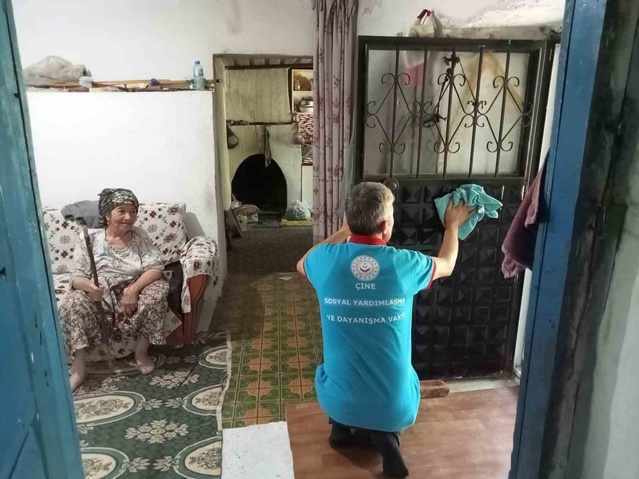 Çine'de Vefa Projesi yaşlı ve engelli vatandaşlara evde bakım desteği sağlıyor