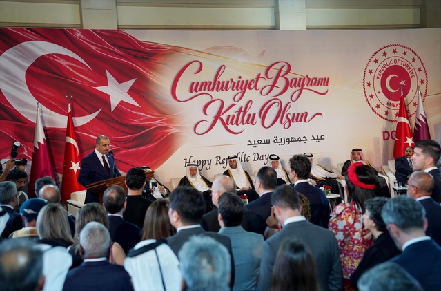 Katar’da Cumhuriyet’in 103. yılı dolayısıyla resepsiyon düzenlendi