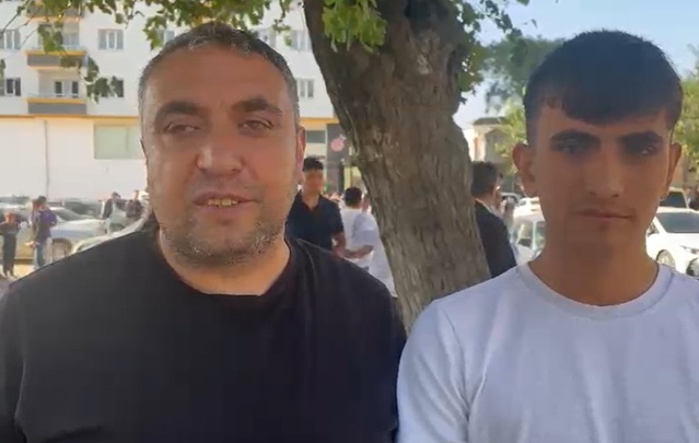 Baba-oğul, KPSS ortaöğretim sınavına birlikte girme heyecanını İslahiye'de yaşadı