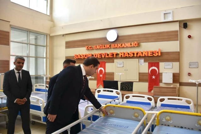 Batman Sason'da 10 hasta yatağı, yatağa bağımlı hastalar için temin edildi