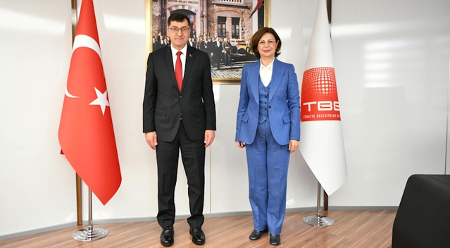 Kütahya Belediye Başkanı Kahveci, TBB Başkan Vekili Ünlüce'yi ziyaret etti