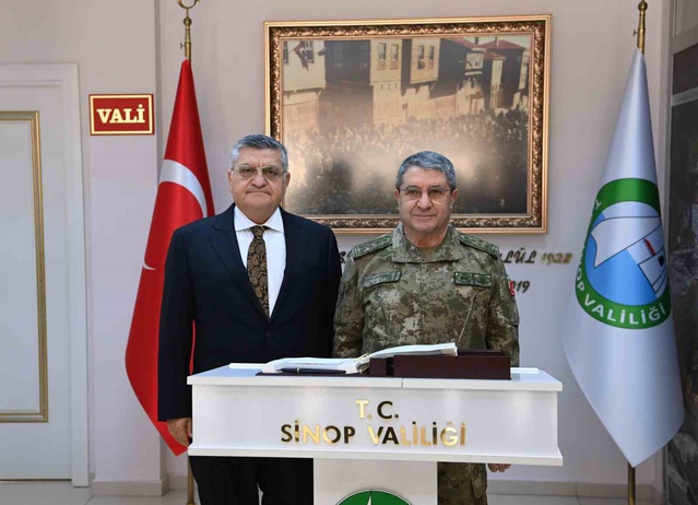 Sinop Valisi Özarslan, Genelkurmay Başkanı ve savunma sanayii heyetini ağırladı