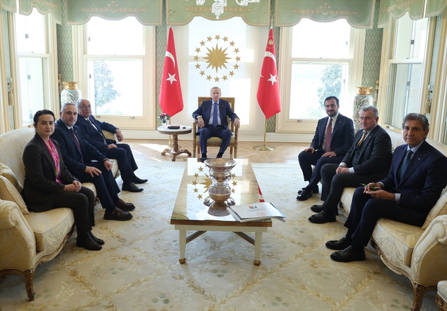 Cumhurbaşkanı Erdoğan, Şile Belediye Başkan Vekili Sacit Terzi'yi kabul etti