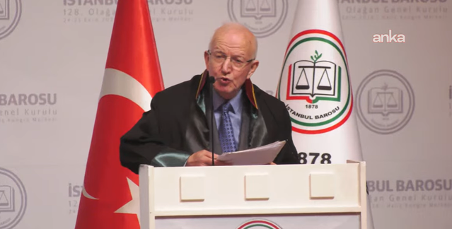 İstanbul Barosu Genel Kurulu'nda Kaboğlu 2017 anayasa değişikliklerini eleştirdi