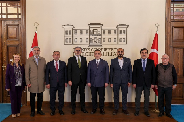 Mahir Ünal, Bilecik Valisi Sözer'i ziyaret etti, Gölpazarı Belediye Başkanı katıldı