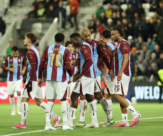 Trabzonspor Konferans Ligi'nde KuPS Kuopio'yu 4-2 yenip Avrupa'ya galibiyetle başladı