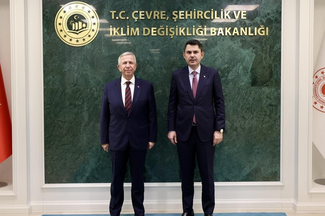 Mansur Yavaş, Bakan Kurum ile görüştü
