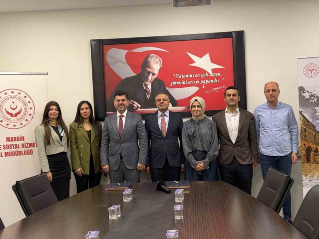 Mardin'de koruyucu ailelerden heyet raporu ücreti alınmaması için protokol imzalandı