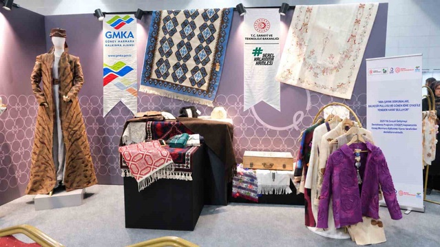 GMKA destekli projede üretilen Balıkesir el sanatları CRAFTİSTANBUL'da sergilendi