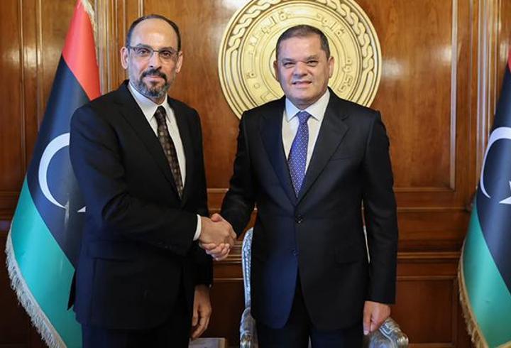 MİT Başkanı Kalın, Libya Ulusal Birlik Hükümeti Başbakanı Dibeybe ile görüştü