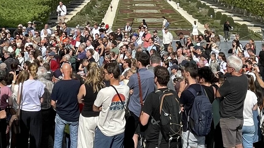 Belçika'nın Liege kentinde öğrenciler yeniden sokağa çıktı