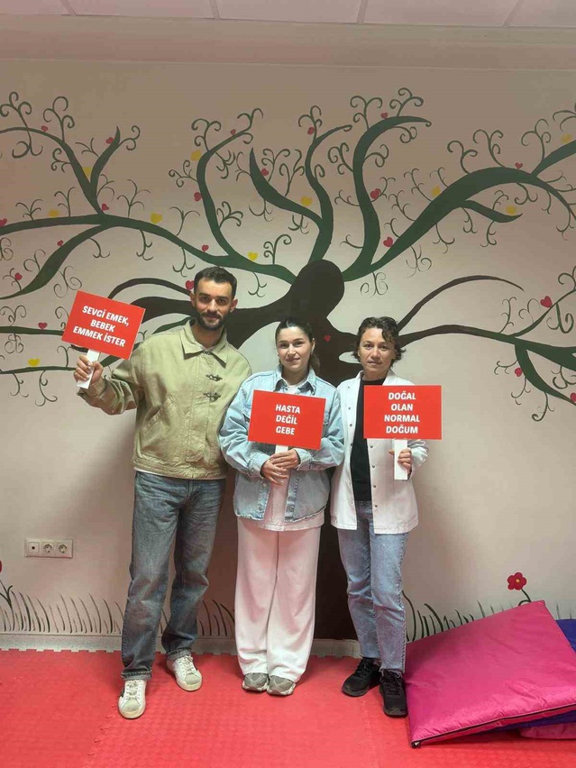 Düzce'deki Gebe Okulunda anne ve baba adayları için eşli eğitimler sürüyor