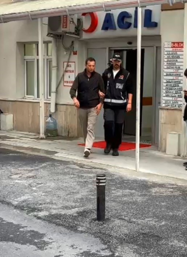 MHK soruşturmasında gözaltına alınan hakem Yasin Kol İstanbul'da emniyete götürüldü