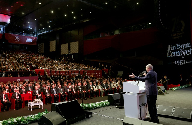 Erdoğan: İlim Yayma'nın kuruluş felsefesi Türkiye'nin var olma felsefesidir