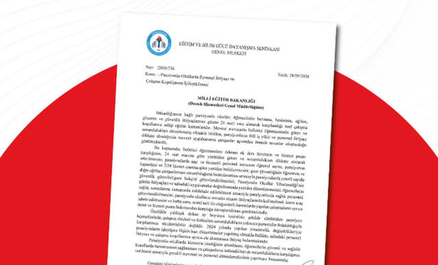 Eğitim Gücü Sen, pansiyonlu okullarda personel ve ek ders talebiyle MEB'e başvurdu