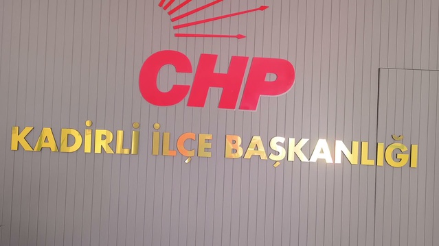 CHP Kadirli İlçe Başkanı Dalkılıç, iki ay sonra başkanlık yarışı yüzünden istifa etti