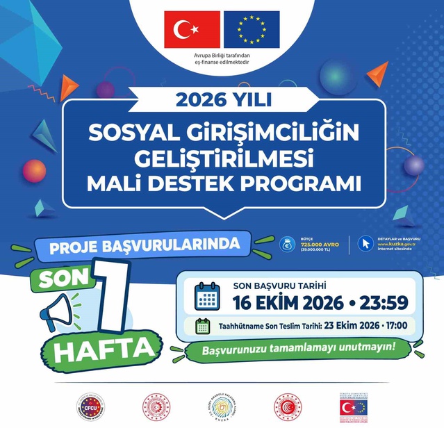 KUZKA'nın sosyal girişimcilik hibesinde başvuru süresi 16 Ekim'de doluyor