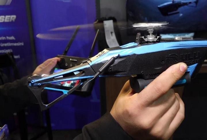 TEKNOFEST'te dikkat çeken cihaz: NANOALP helikopter