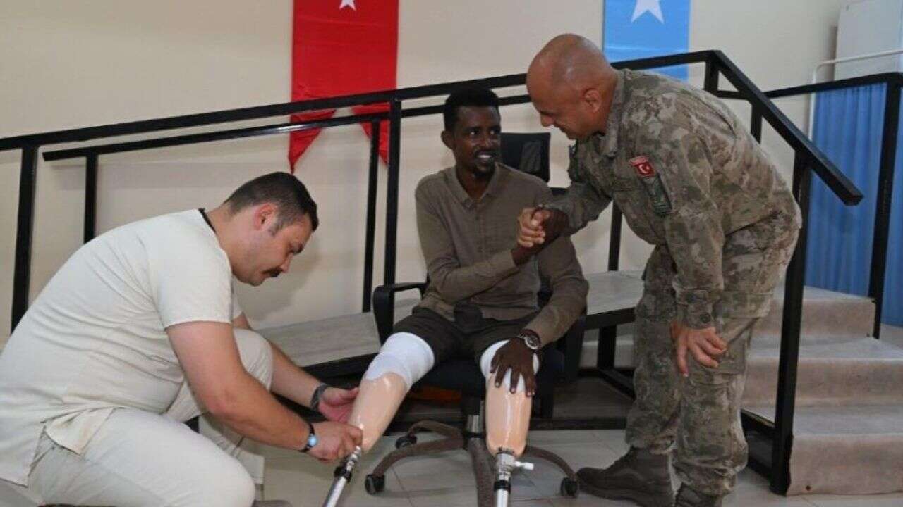 MSB duyurdu: Protez bacak yardımı yapıldı