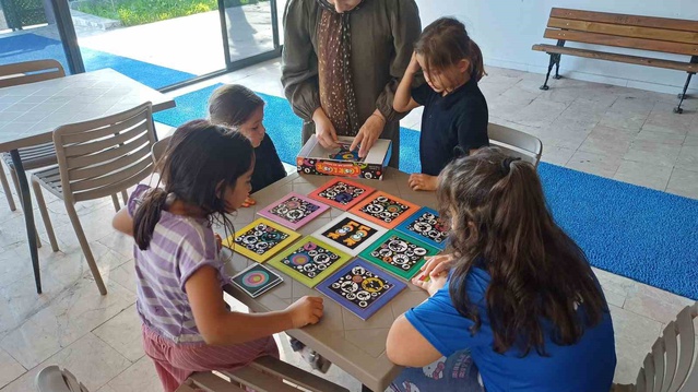 Düzce'de çocuklar Çamköy TOKİ'deki zeka oyunları etkinliğinde keyifli vakit geçirdi