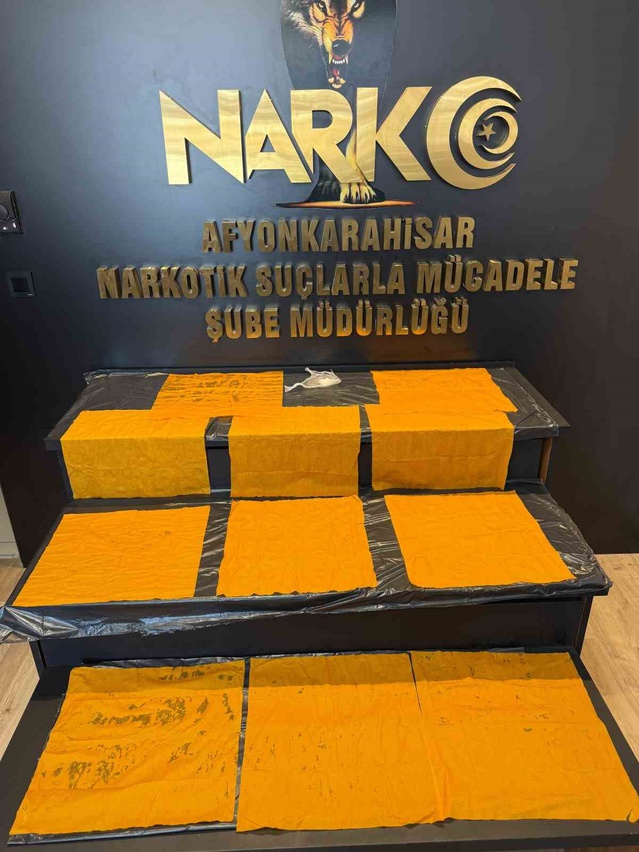 Afyonkarahisar'da 17 bin 600 kullanımlık uyuşturucu bulundu, 1 kişi tutuklandı