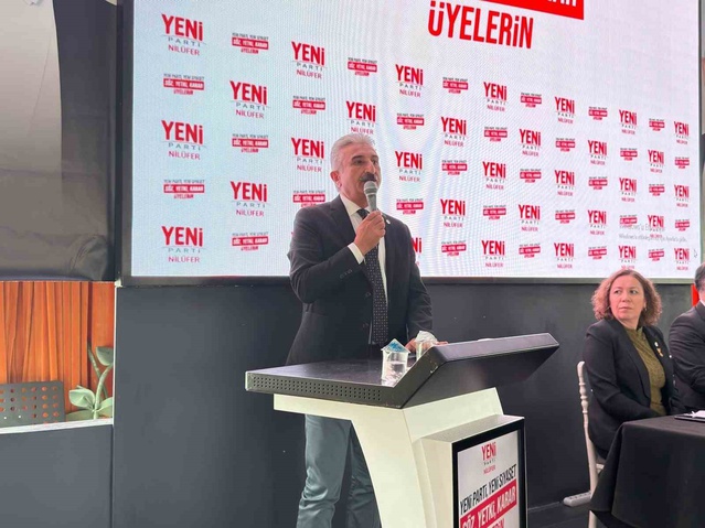 Yeni Parti Bursa İl Başkanı Nihat Yeşiltaş, il kurultayı öncesi yeniden aday oldu