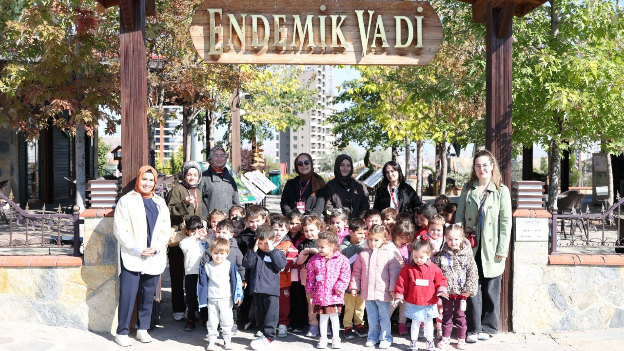 Pursaklar'da minik kâşiflerin gözdesi: ‘‘Endemik Vadi’’