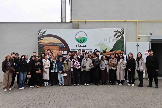 Kardeş okul projesiyle Bursa'ya gelen 33 kişilik heyet Nilüfer'deki tesisleri gezdi
