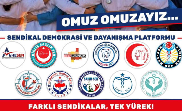 11 sağlık ve sosyal hizmet sendikası Sendikal Demokrasi ve Dayanışma Platformu'nu kurdu