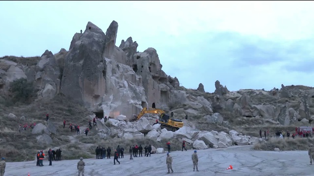 Göreme'de kaya düşmesinde 3 kişi öldü, 5 yaralının durumu iyi