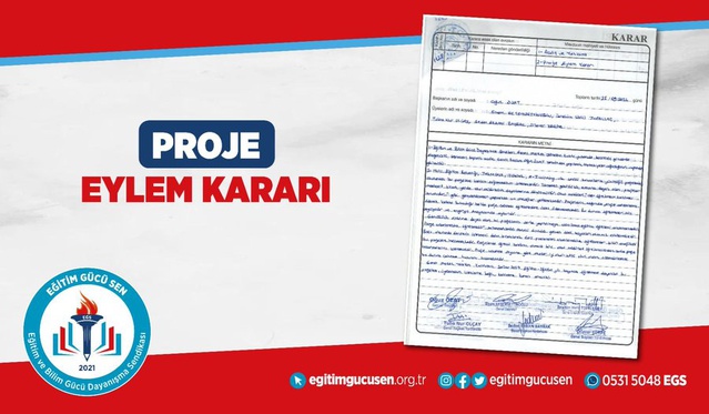 Eğitim Gücü Sen Başkanı Özat, zorunlu ev ziyaretlerinde eylem kararını açıkladı