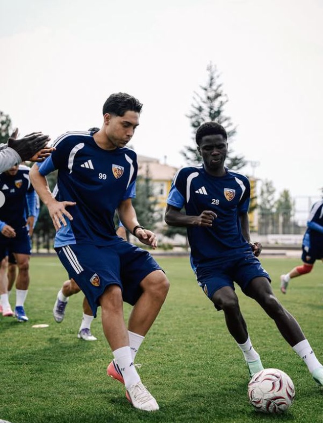 Ligde 26 puanla lider olan Kayserispor, Pendikspor deplasmanı hazırlığını tamamladı