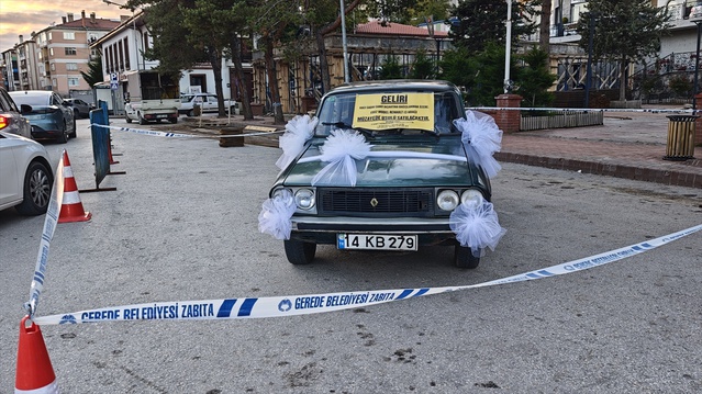 Bolu Gerede'de bağışlanan otomobil cami için 23 Ekim'de açık artırmada satılacak