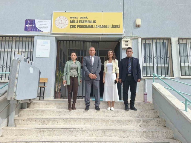 Manisa Sarıgöl'de eğitim müdürleri okulun ihtiyaçlarını öğretmenlerle değerlendirdi